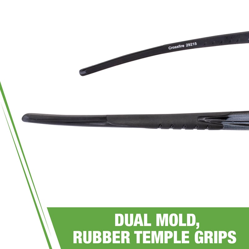 RADIANS نظارات أمان كروس فاير 29215، مقاس واحد، عدسة داخلية/خارجية - Image 4